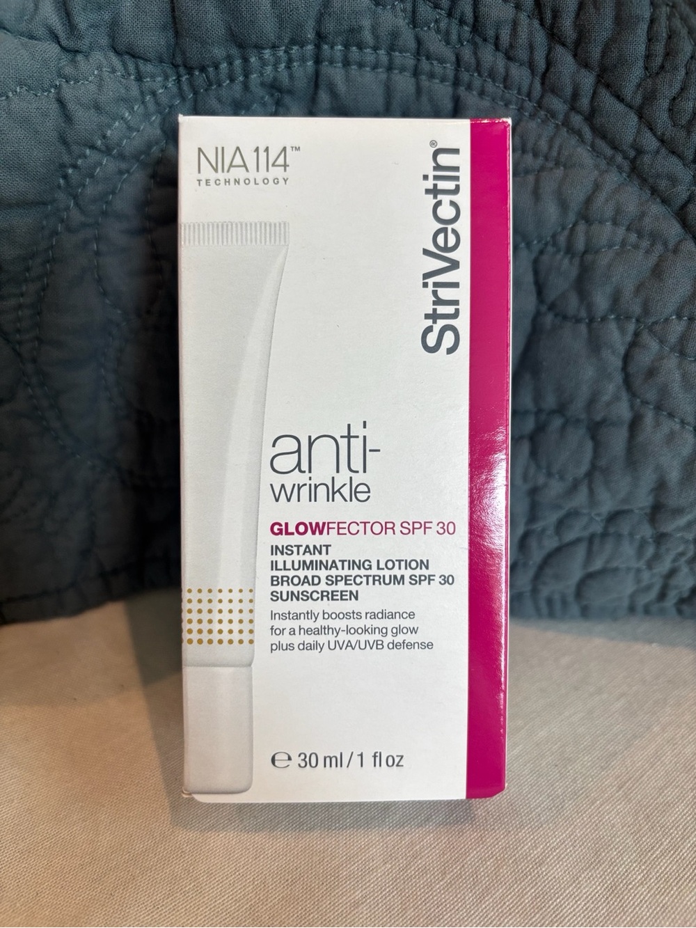 StriVectin Anti-Wrinkle GlowFactor SPF 30 Illuminating Face Lotion 1 oz NEW